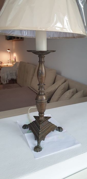 Accesoriu decorațiune lumina vintage colectie bronz Olanda 1920
