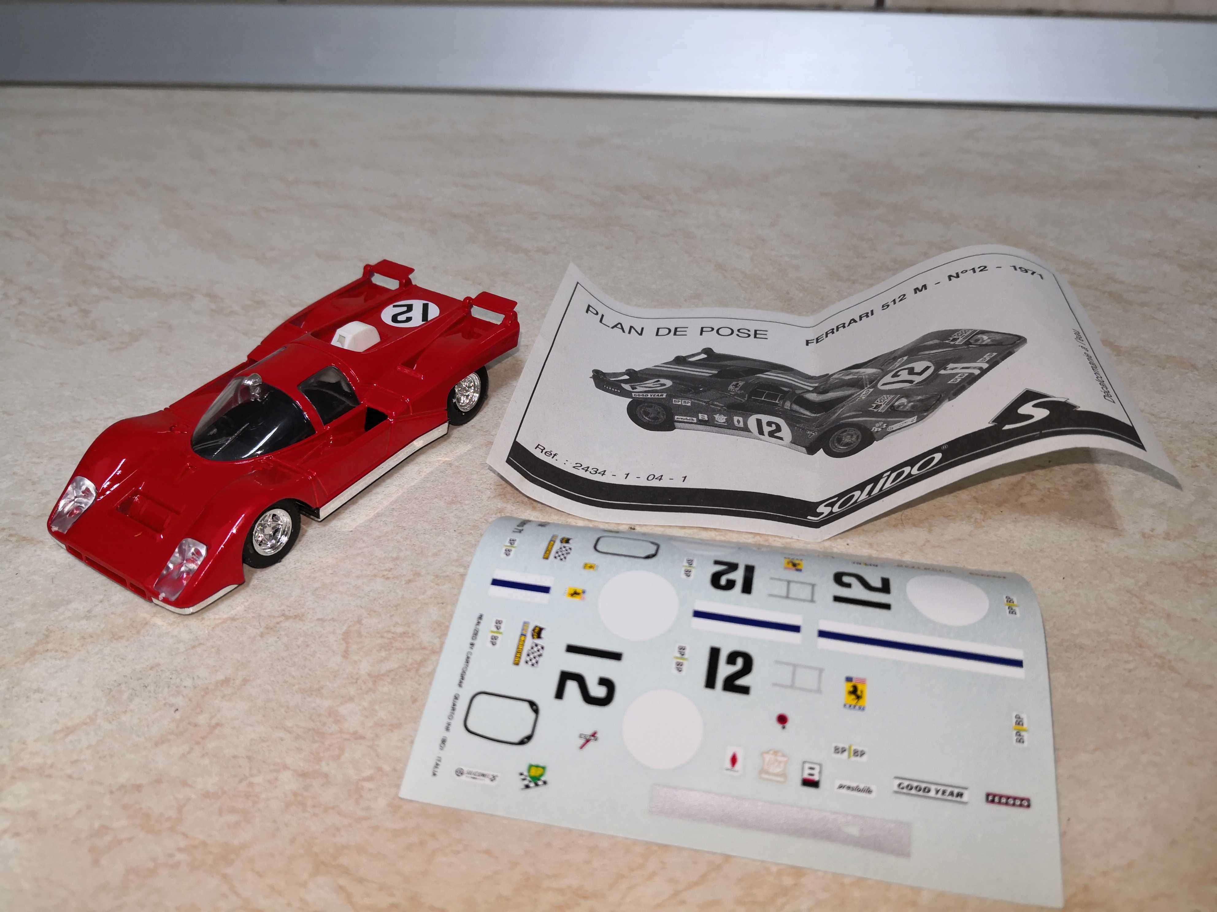 Macheta Ferrari 512 M Le Mans, scara 1:43, producator Solido