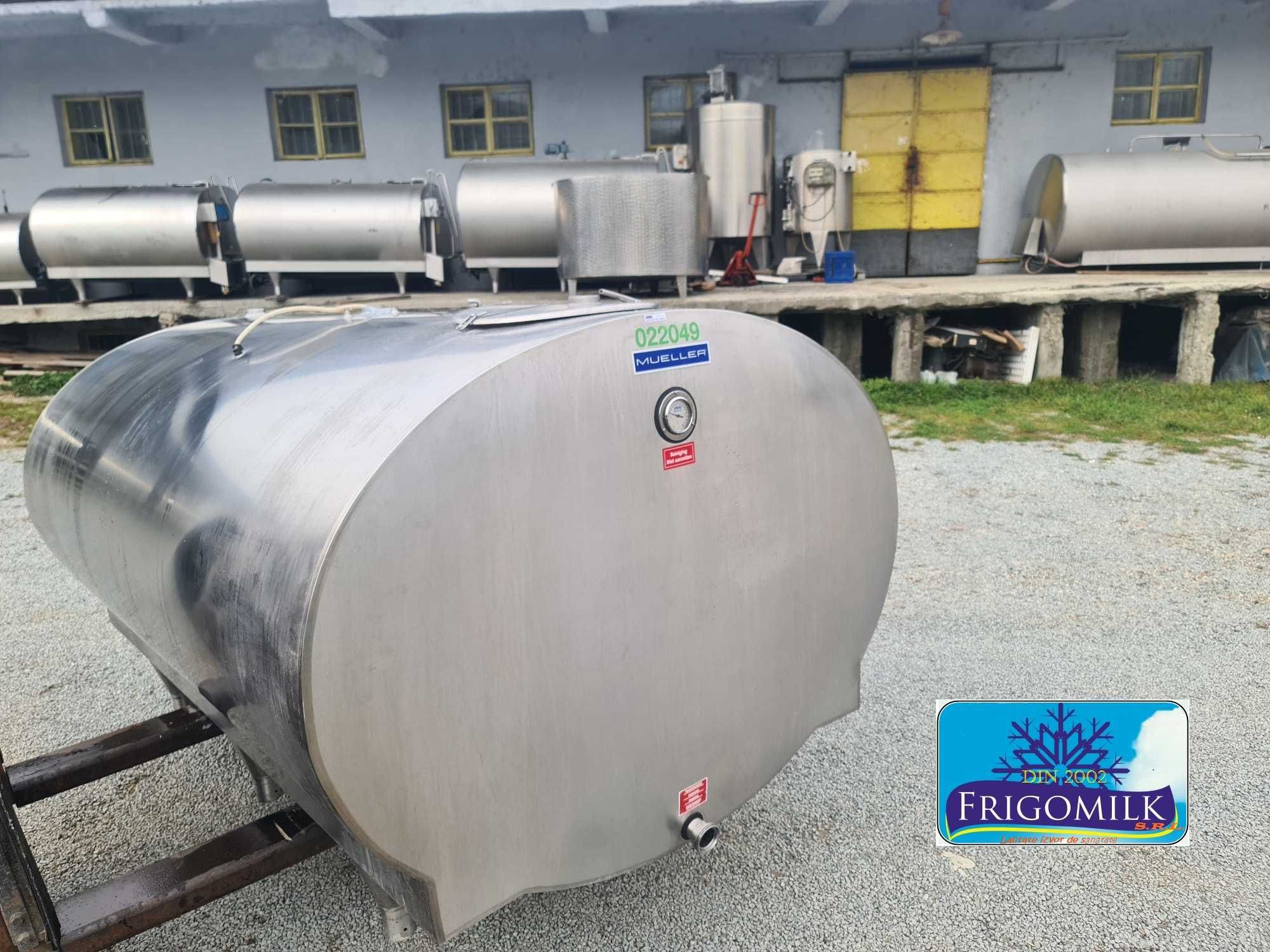 Racitor lapte , tanc racire lapte MUELLER 4000 l , cu spalare , montaj