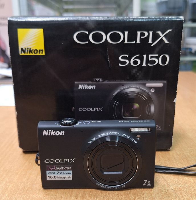 Nikon Coolpix S  (16.0пикс,7х зум,сенс экран,как новый,комплект)