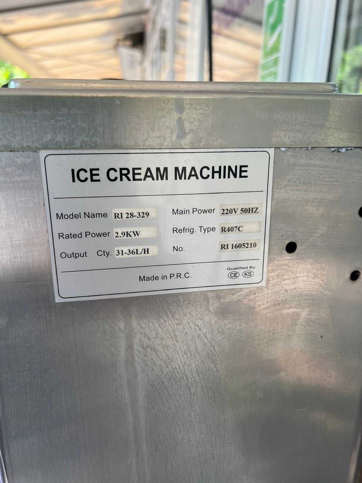 Masina de înghețată RAINBOW ICE cu 3 manete