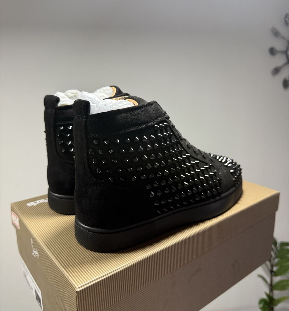 Christian Louboutin High Black Spikes