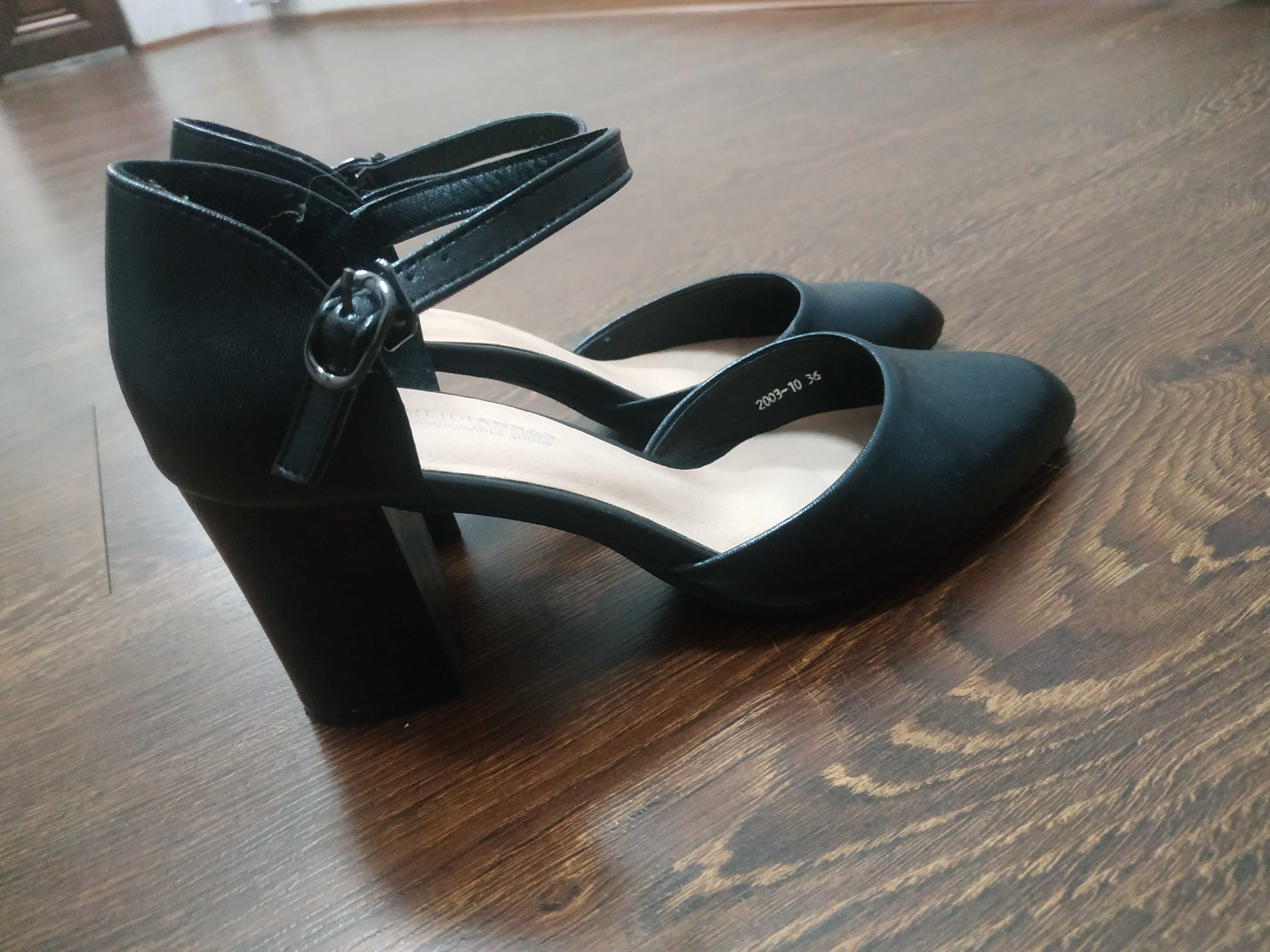 туфли женские чёрные 37р-р