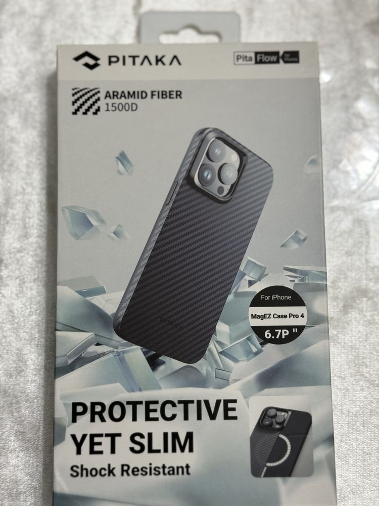 Чехол Pitaka MagEZ Case pro 4 для Iphone 15 pro max