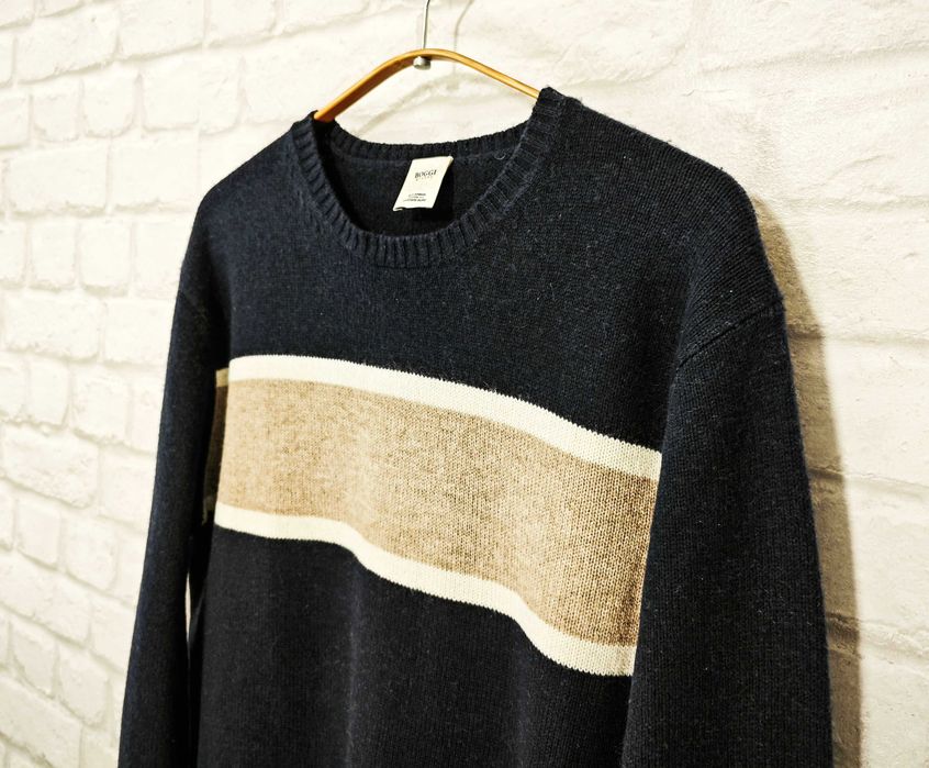 Boggi Кашмир / Вълна Оригинален мъжки пуловер размер М