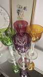 Pahare cristal colorat