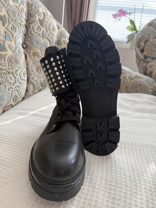 Дамски кожени боти Replay, 38