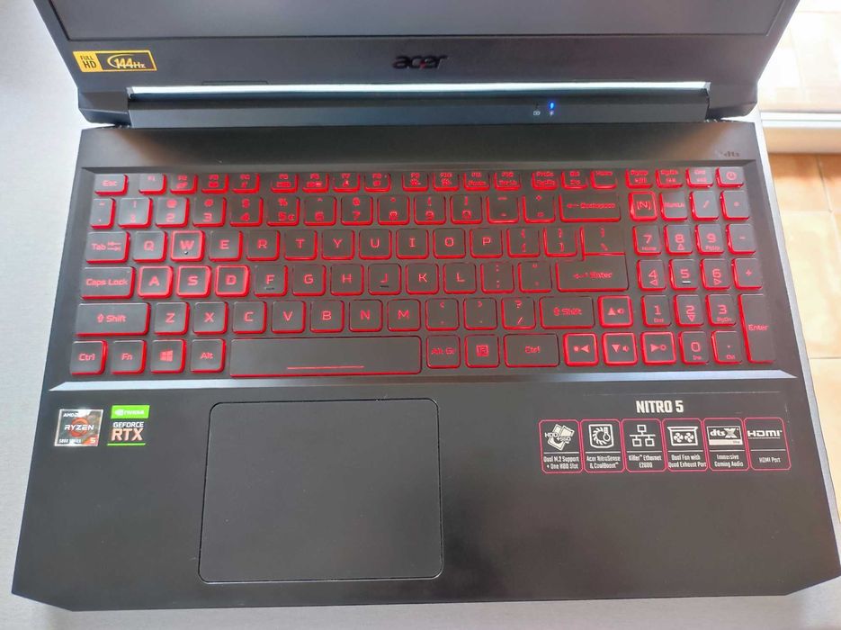 Laptop gaming, Acer Nitro 5 AN515-45, 16GB RAM, AMD Ryzen 5, RTX 3050