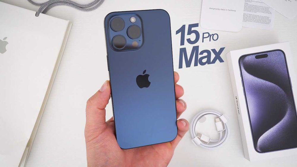 СРОЧНО Продается iphone 15 pro max (256) - blue titanium