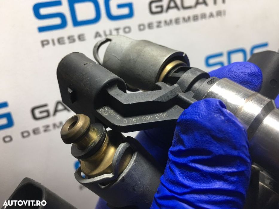 Injector Injectoare VW Passat B6 Jetta Touran Golf 5 Audi A3 Leon Toledo Octavia 2 1.4FSI 1.6FSI BLF BLP 2003 - 2010 COD : 03C 906 036 A / 0 261 500 016