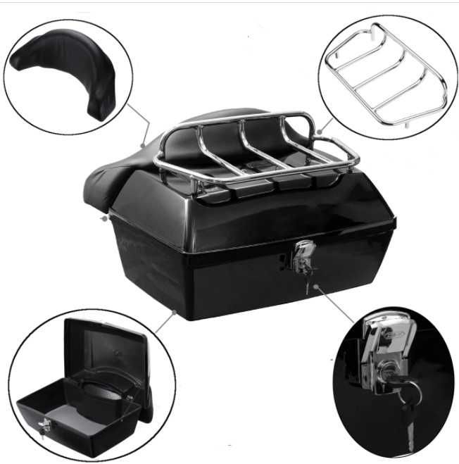 Topcase/ Cutie moto portbagaj Yamaha/Honda/Kawasaki/Suzuki/etc