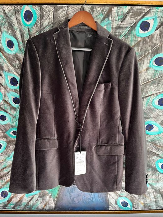Sacou catifea Zara Man mărimea 50