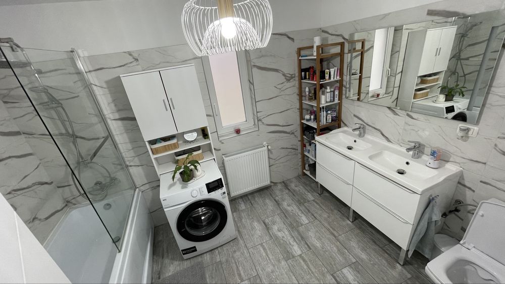 Mosnita Noua, Casa-duplex, 3 dormitoare, bucatarie, birou, terasa 22mp