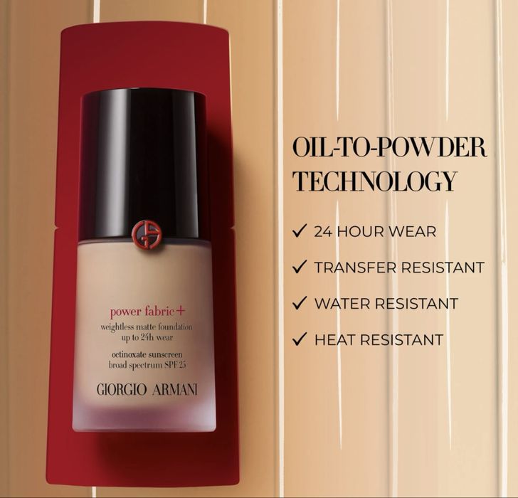 Фон дьо тен Armani Power Fabric