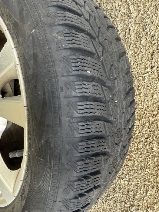 4 Jante originale Alfa Romeo R 16 + cauciucuri iarna Nokian