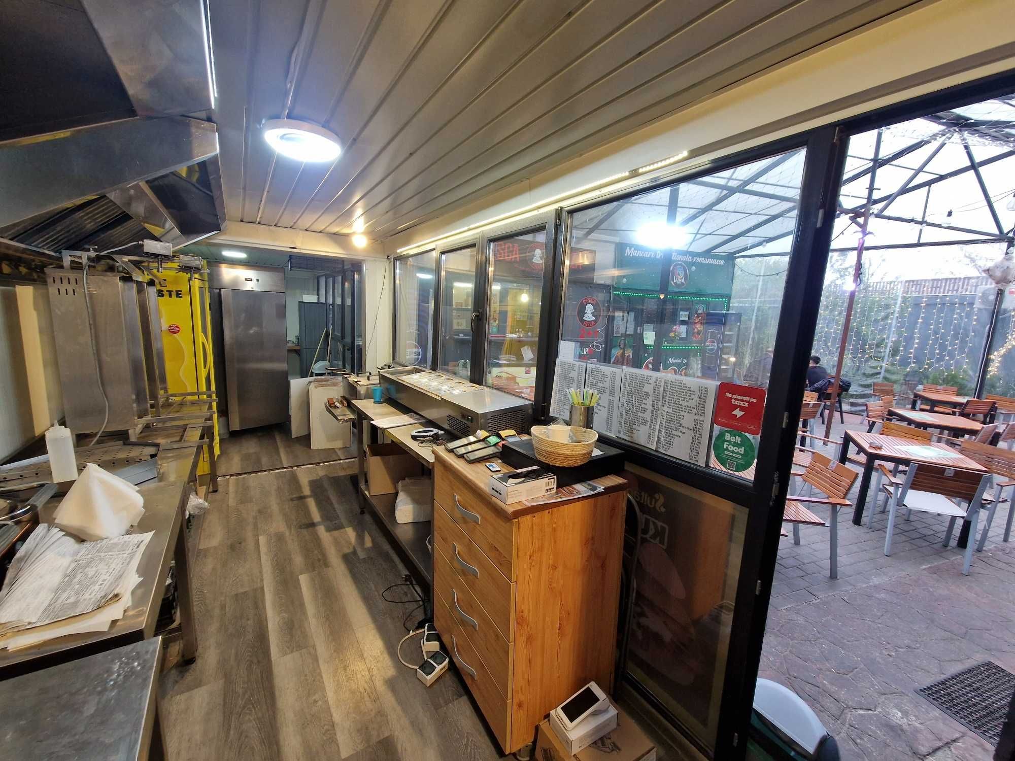 Spatiu Shaormerie utilata 24mp -zona food court terasa acoperita Titan