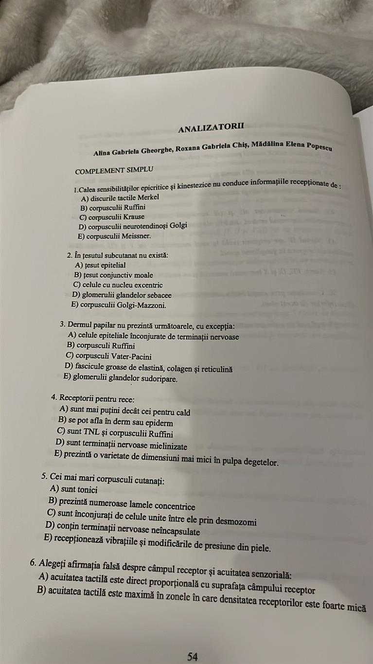 Teste grila Biologie Editura Carol Davila 2019