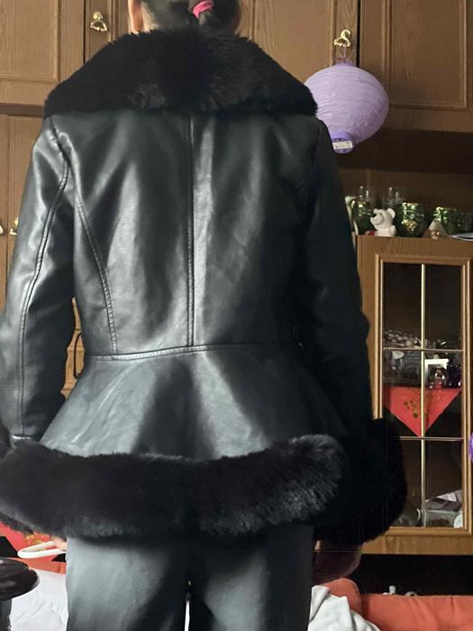 Blana  imitație de piele îmblănită