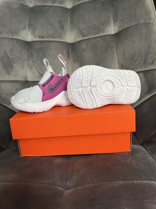 Nike Flex Runner 3 Slip-On Mov/Alb – Copii, Nou, Mărimea 17