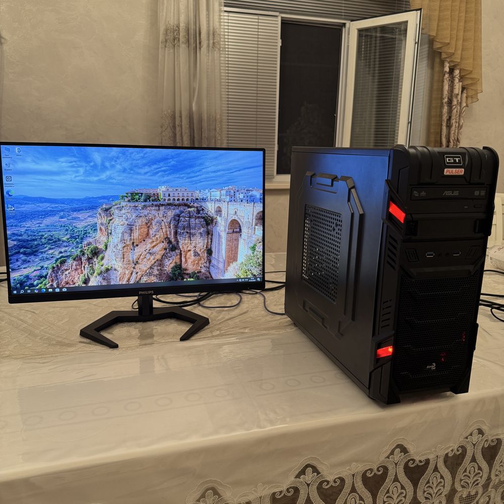 ПК i5-12400F + RX 580 + монитор 165 Гц