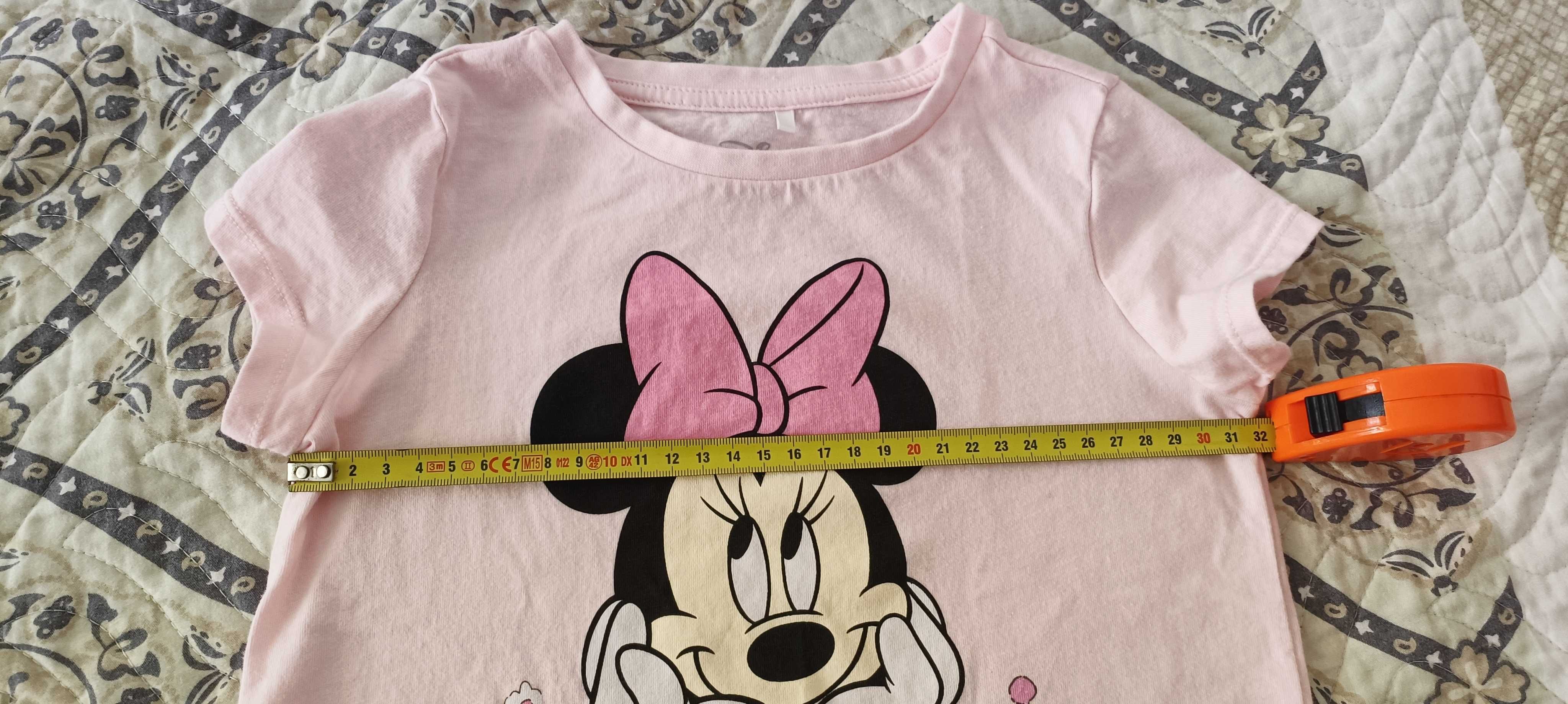 Tricou Smik,roz  cu Minnie pt fetițe 5-6 ani. 116 cm