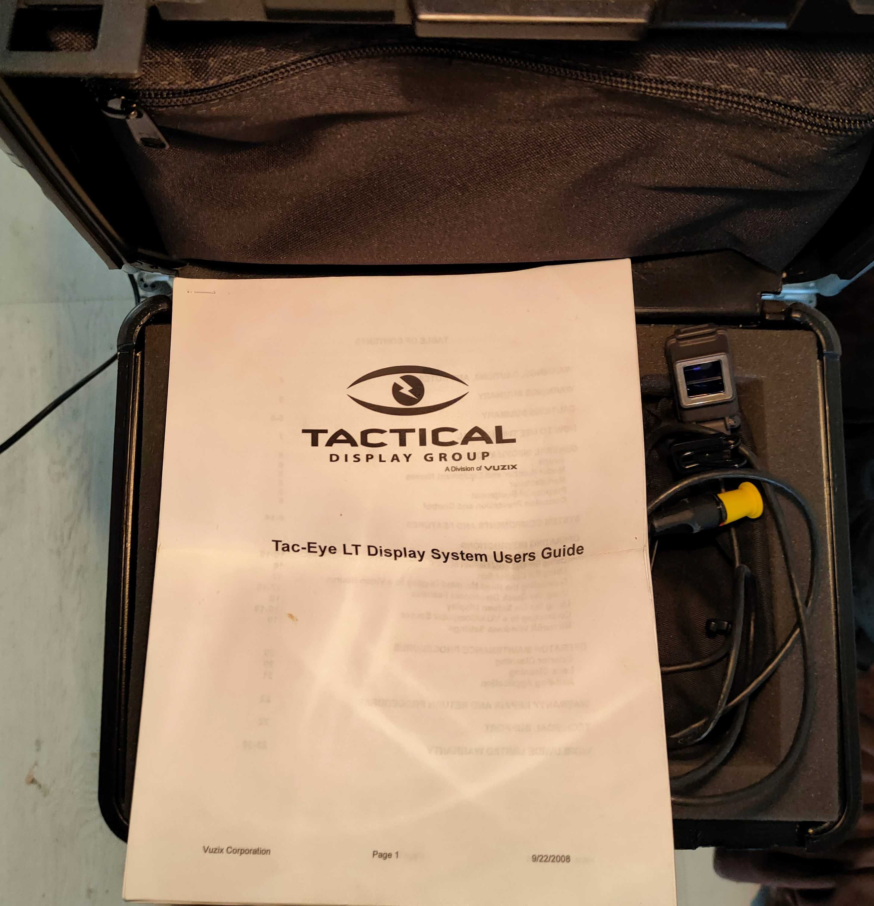 Нов тактически дисплей VUZIX Tac-Eye® LT Display System