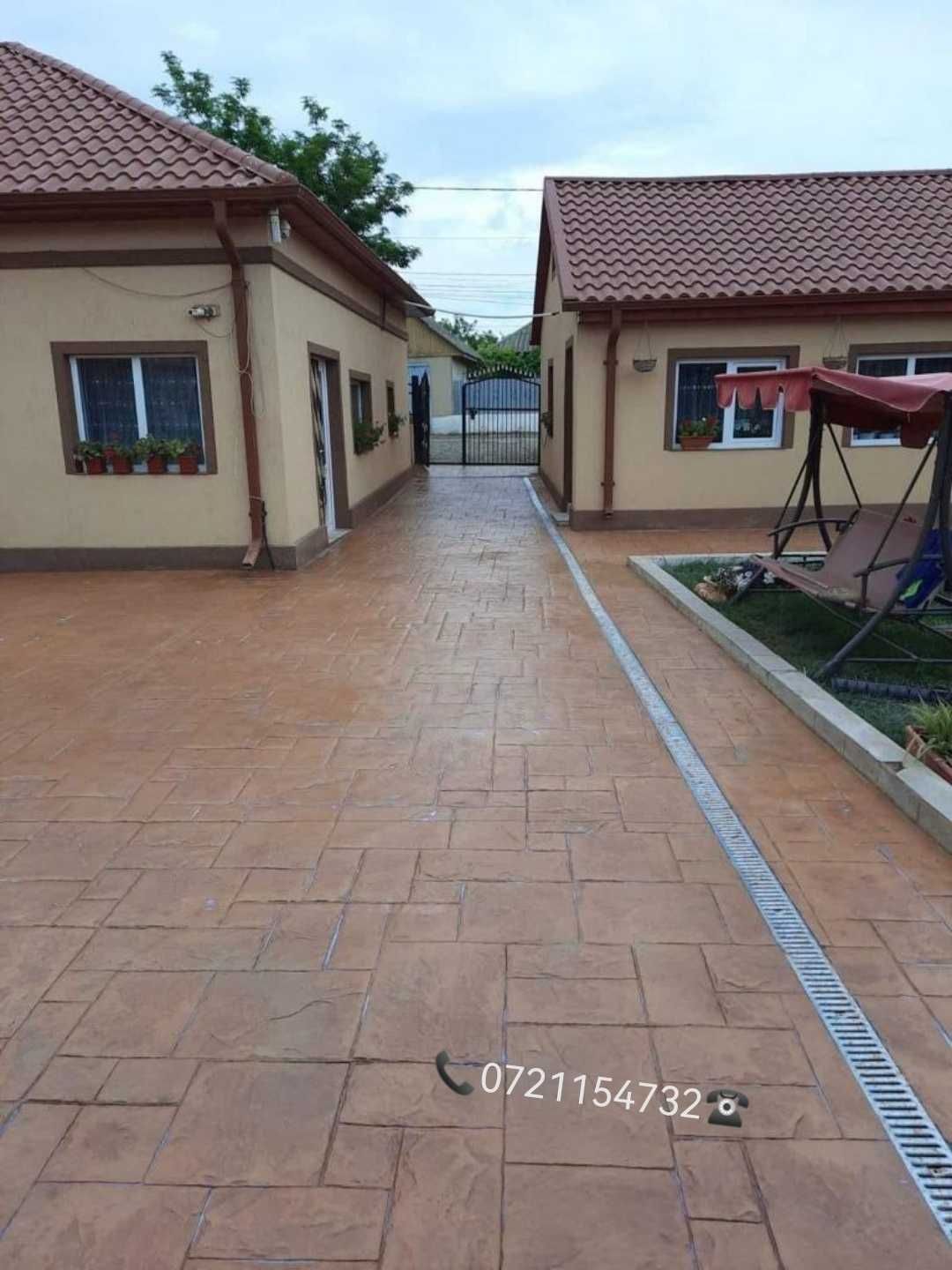 Beton amprentat de calitate. amenajari pavaje cu beton amprentat