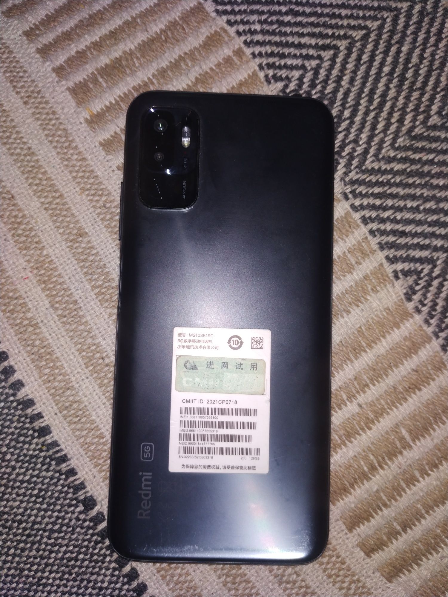 Xiaomi redme note 10  6/128gb