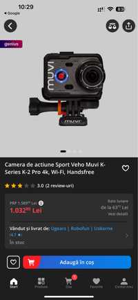 Camera muvi k2-pro 4k