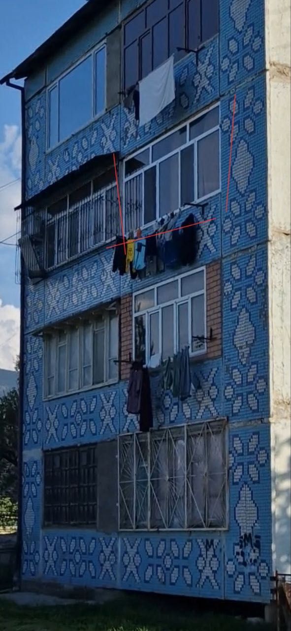 Продаю свою 1 /2/4 квартиру в центре поселка Чарвак