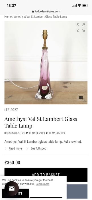 Фруктиера  от разтопено стъкло