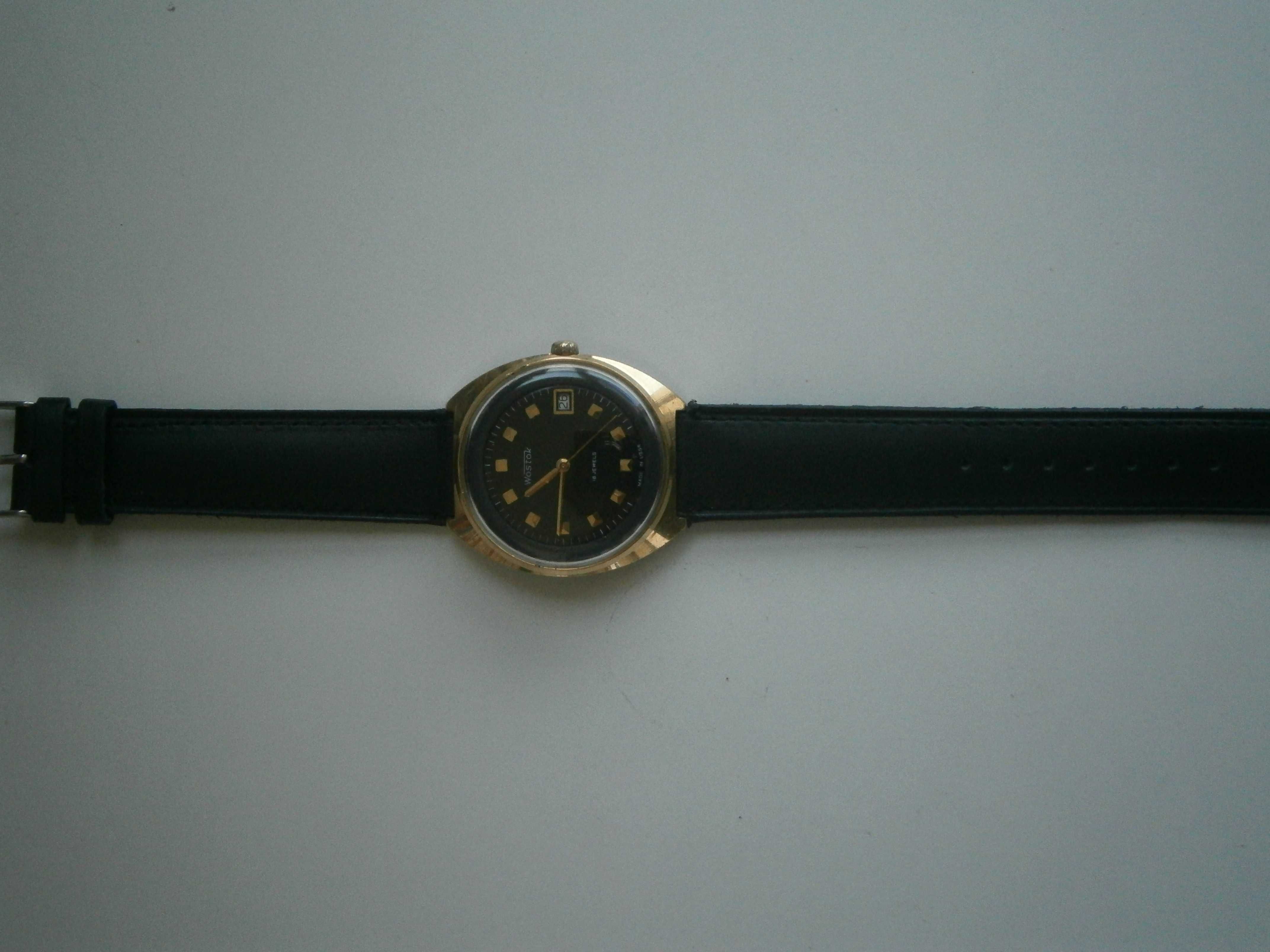 WOSTOK, 18 jewels, made in USSR, cal. 2214, case 38mm, черен ЦБ, TOP!