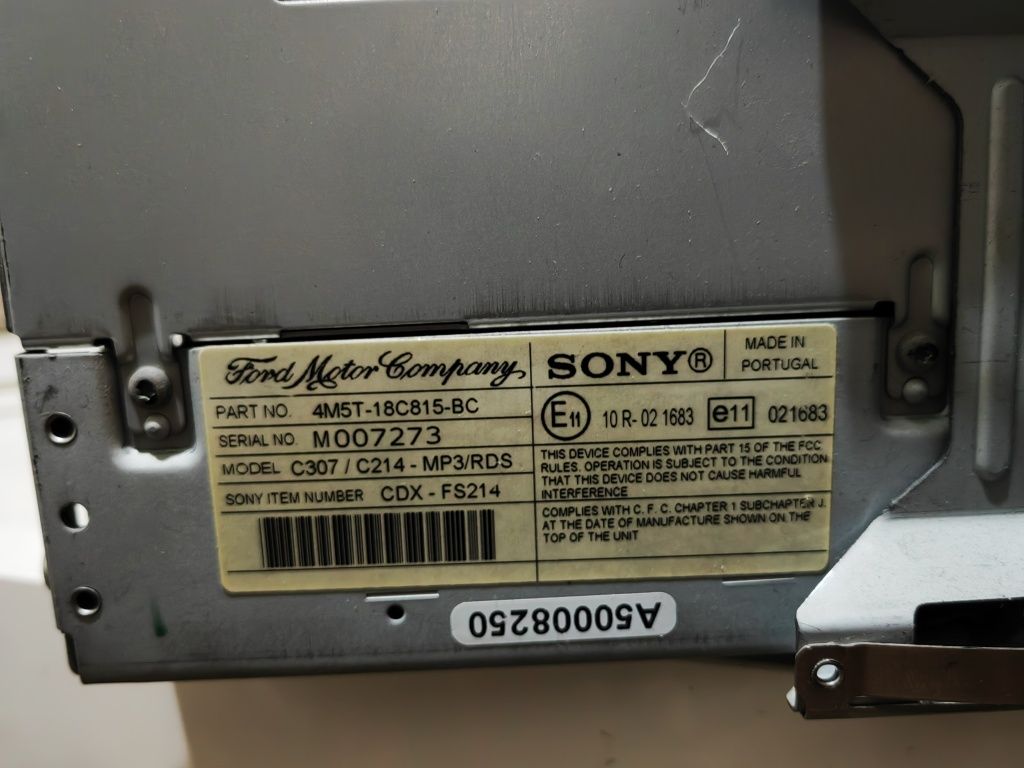 Радио-CD SONY за Ford Focus MK2