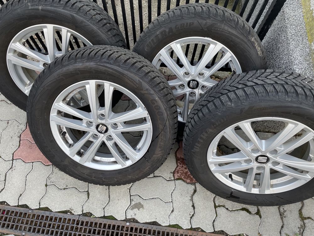 Jante originale Seat Anvelope Iarna Goodyeat Seat,Wv,Skoda 215/60 R16