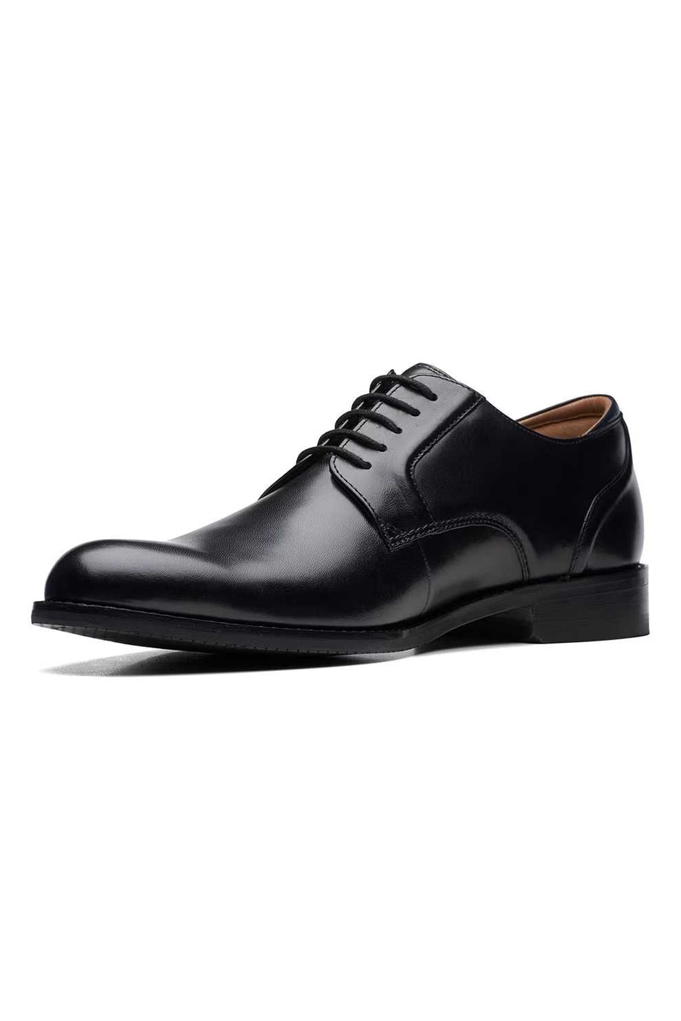 Pantofi Clarks | Barbati | Derby Craftarlo Lace | Piele | Negru | 44