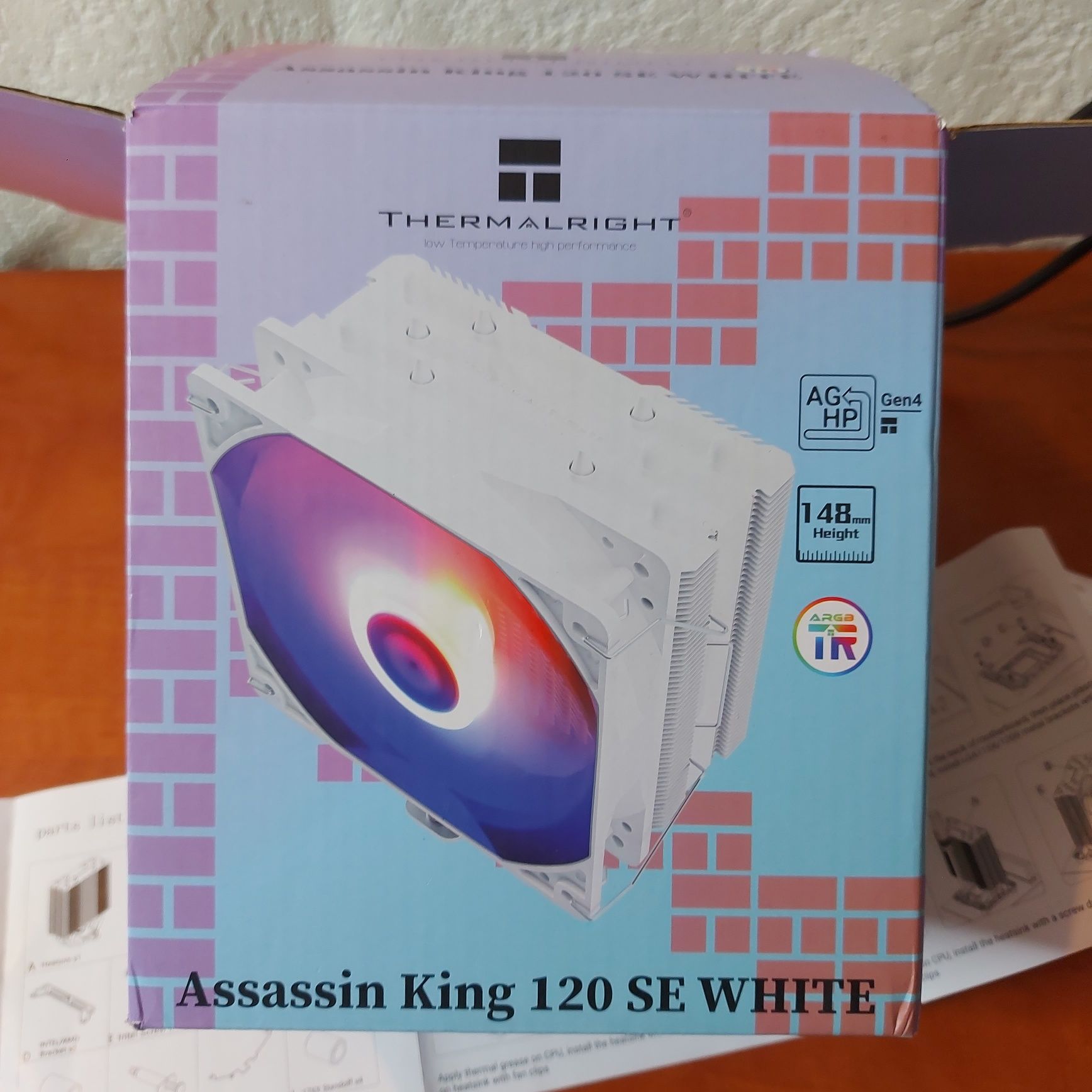 Cooler multi socket Assasin King 120 Se White am5,am4,1700 Argb