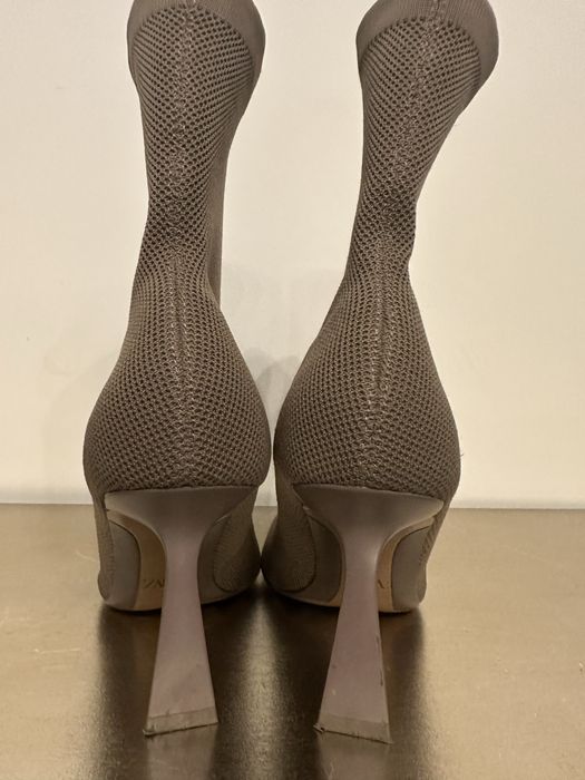 Ботуши Zara от естествена кожа, 39 номер