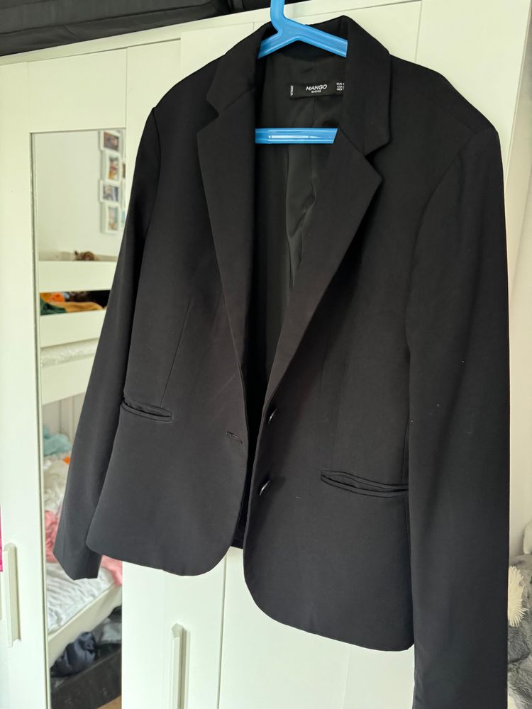 Sacou Mango, dama, negru, marimea 40