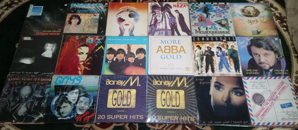 Мировые виниловые пластинки