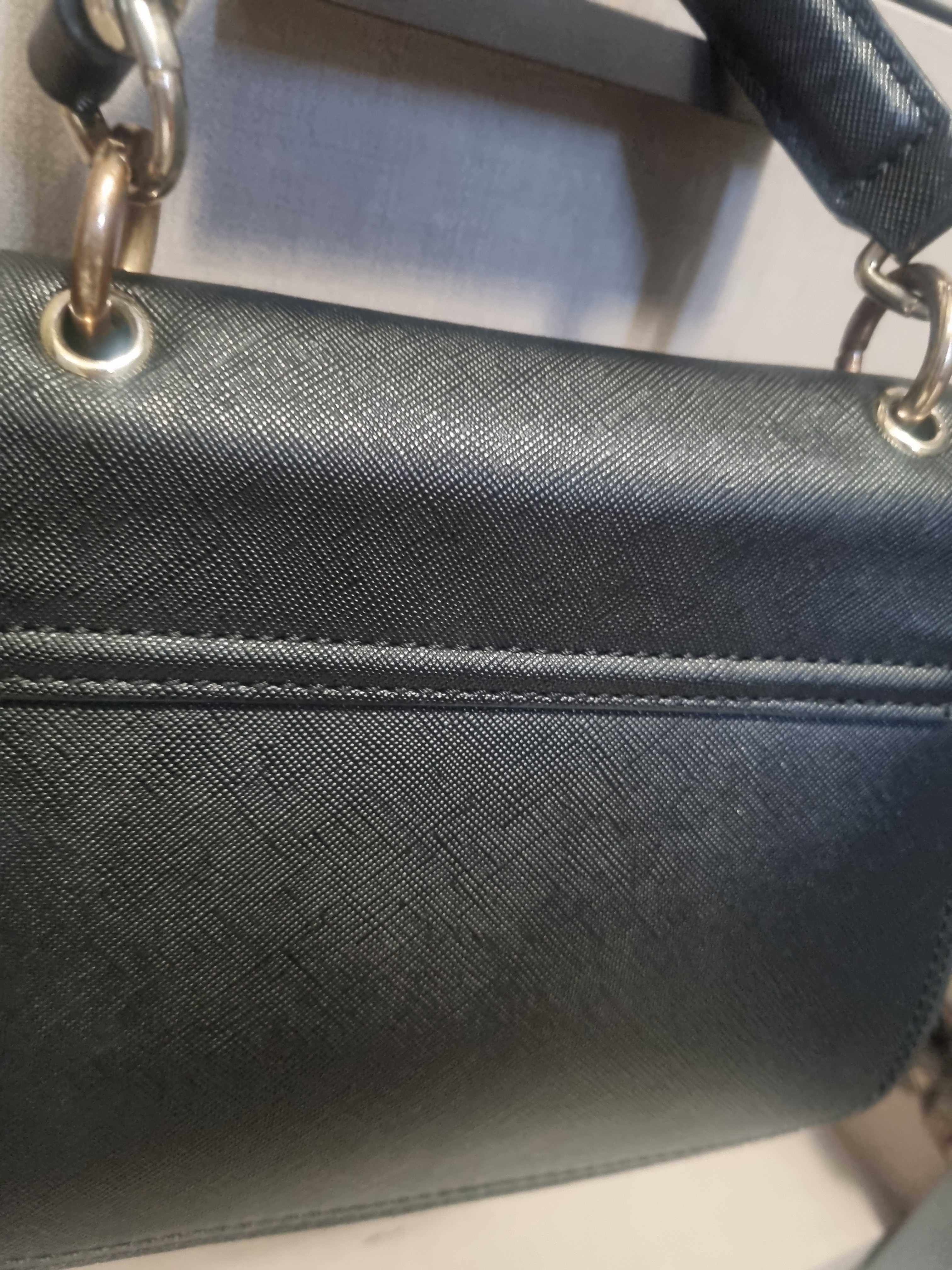 Черна чанта Trussardi jeans