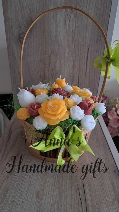 Красиви букети от соев восък