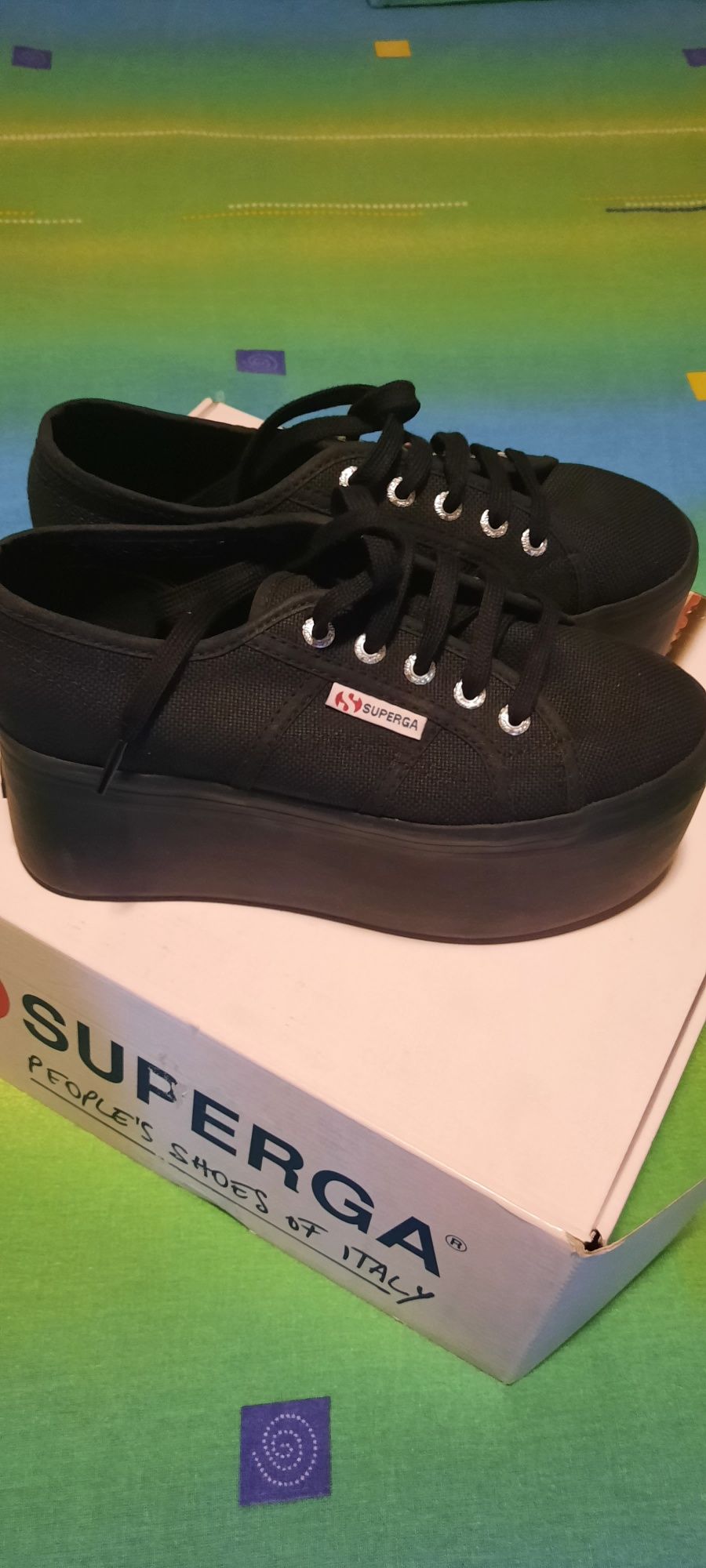 Кецове на платформа SUPERGA