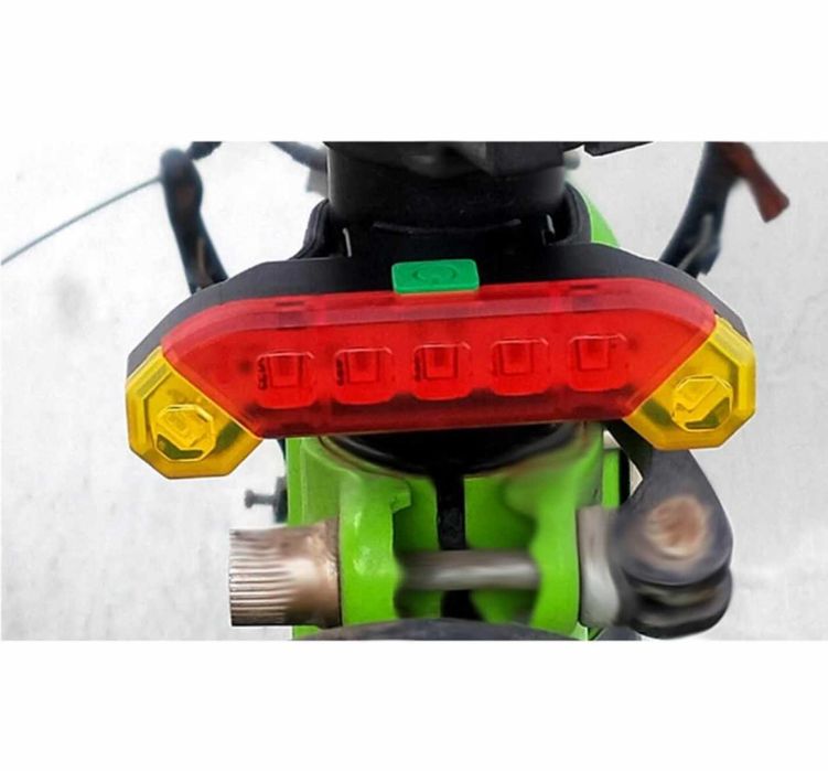 Заден стоп за колело велосипед , с USB, LED светлини