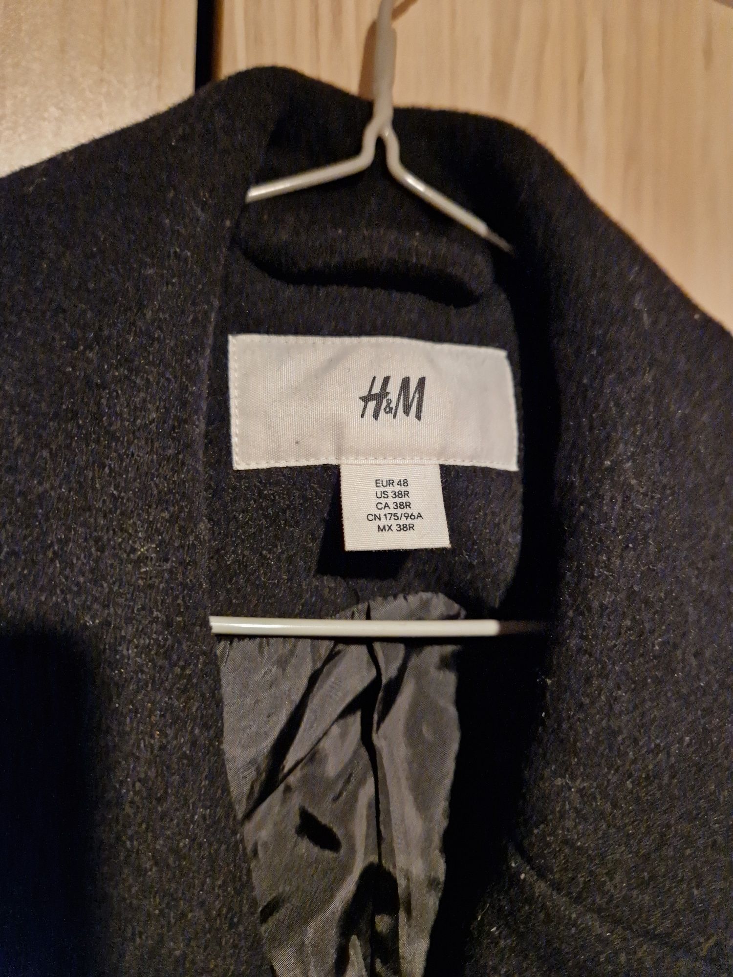 Вълнено мъжко палто H&M