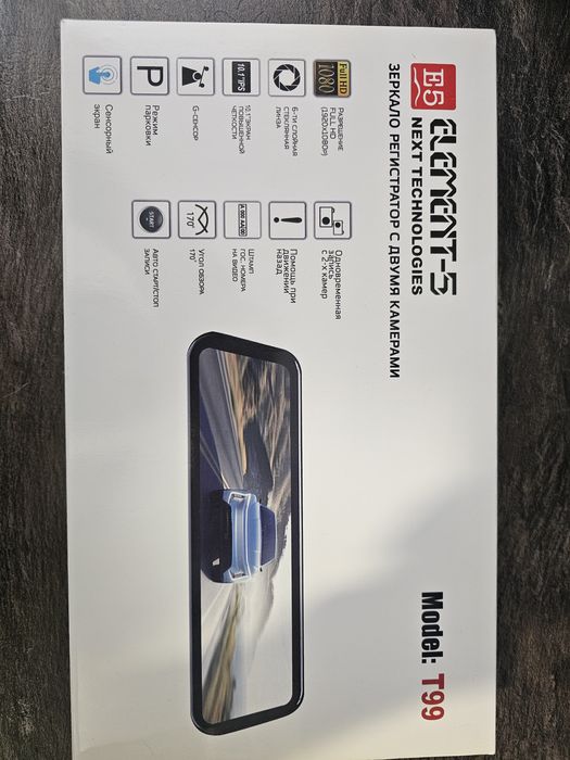 Видеорегистратор зеркало Element-5 T-99