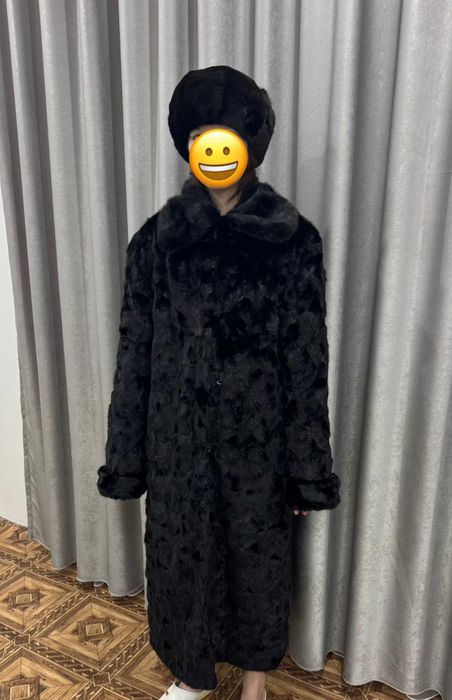 Норковая шуба и шапка