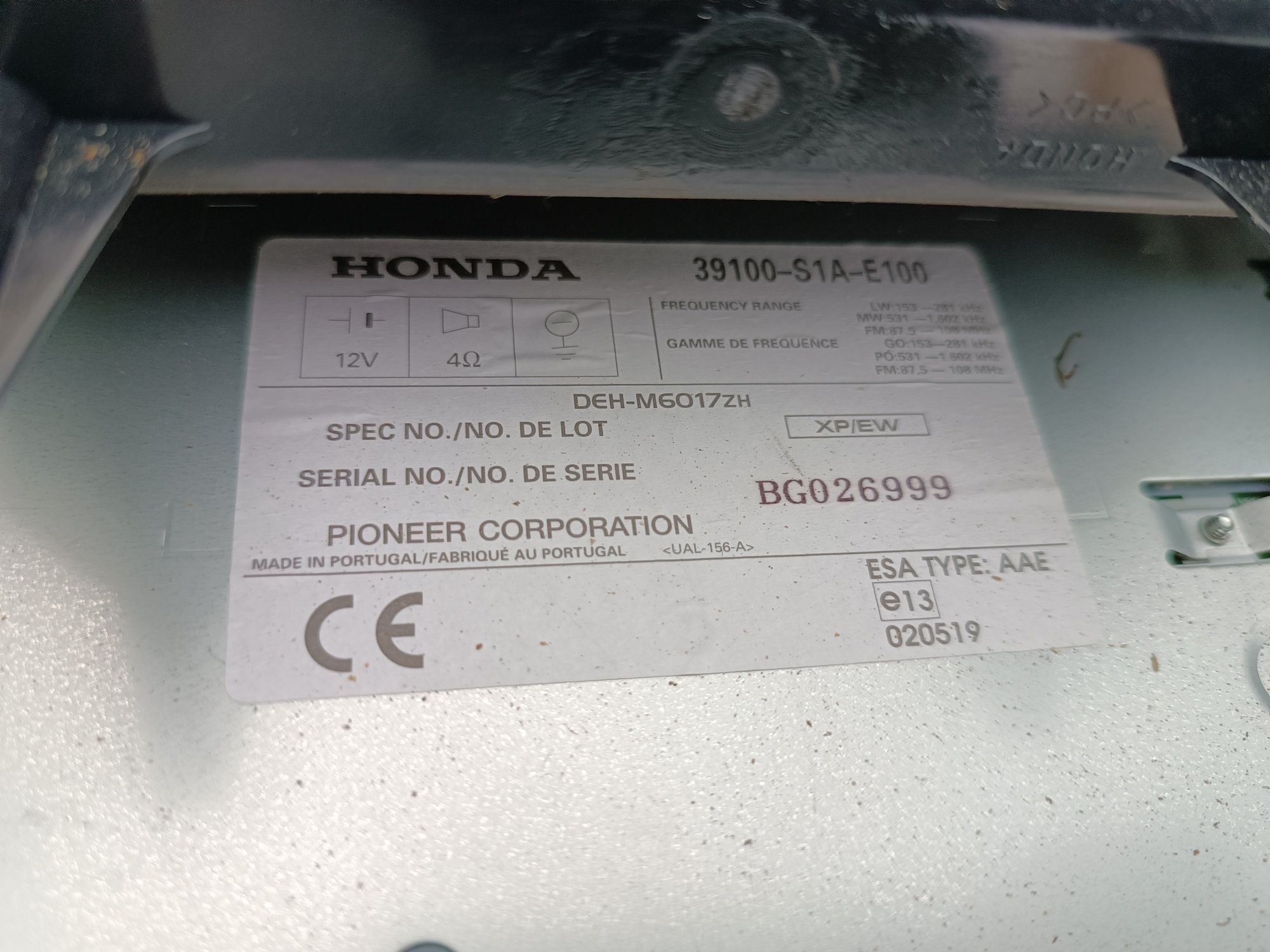 Оригинално CD Honda CRV