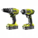 Набор инструментов Ryobi R18DDID-220S (Шуруповерт+Винтоверт) + Подарок