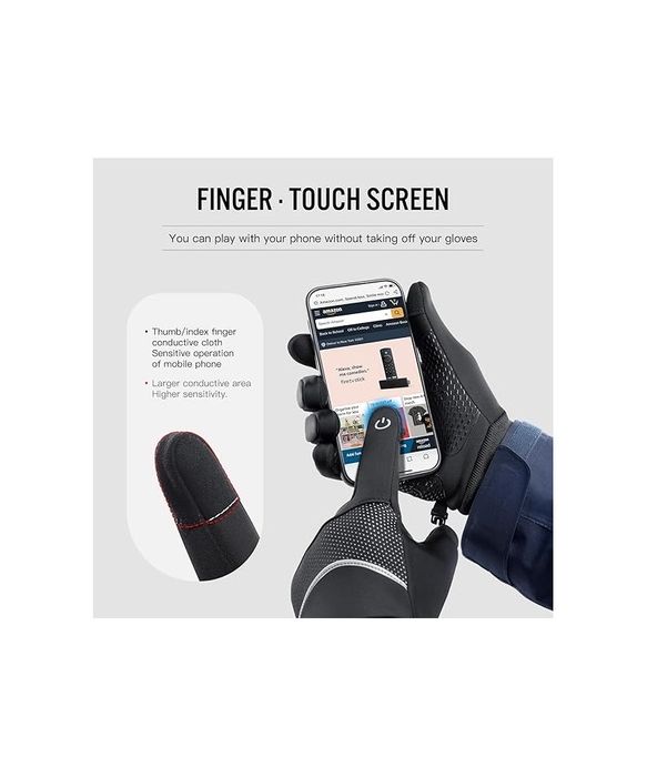 Manusi de iarna pt cliclism, ski, cu touchscreen, M, KynciLor
