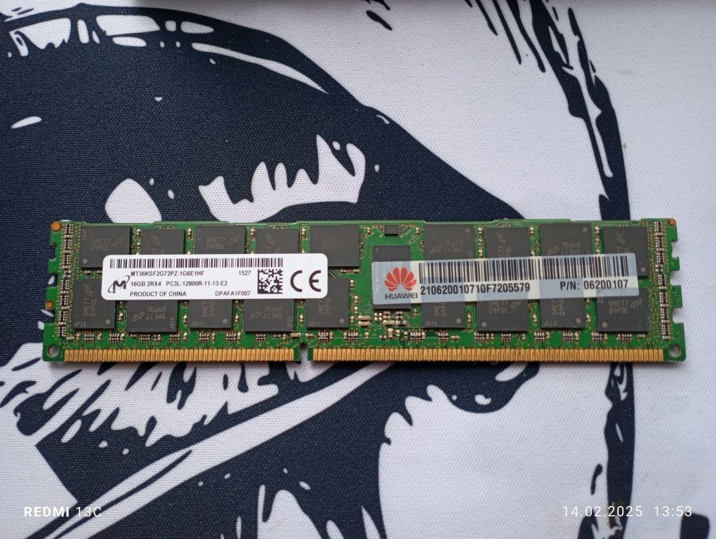 DDR3 16GB 1600mhz 1pcs